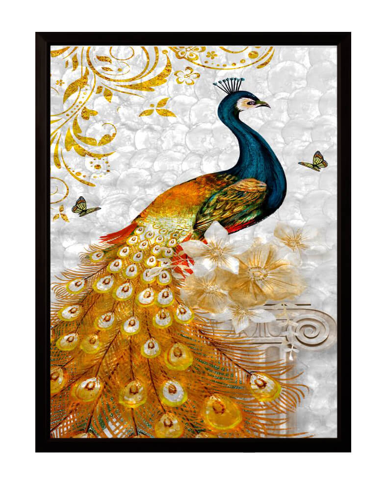 七彩贝壳装饰画