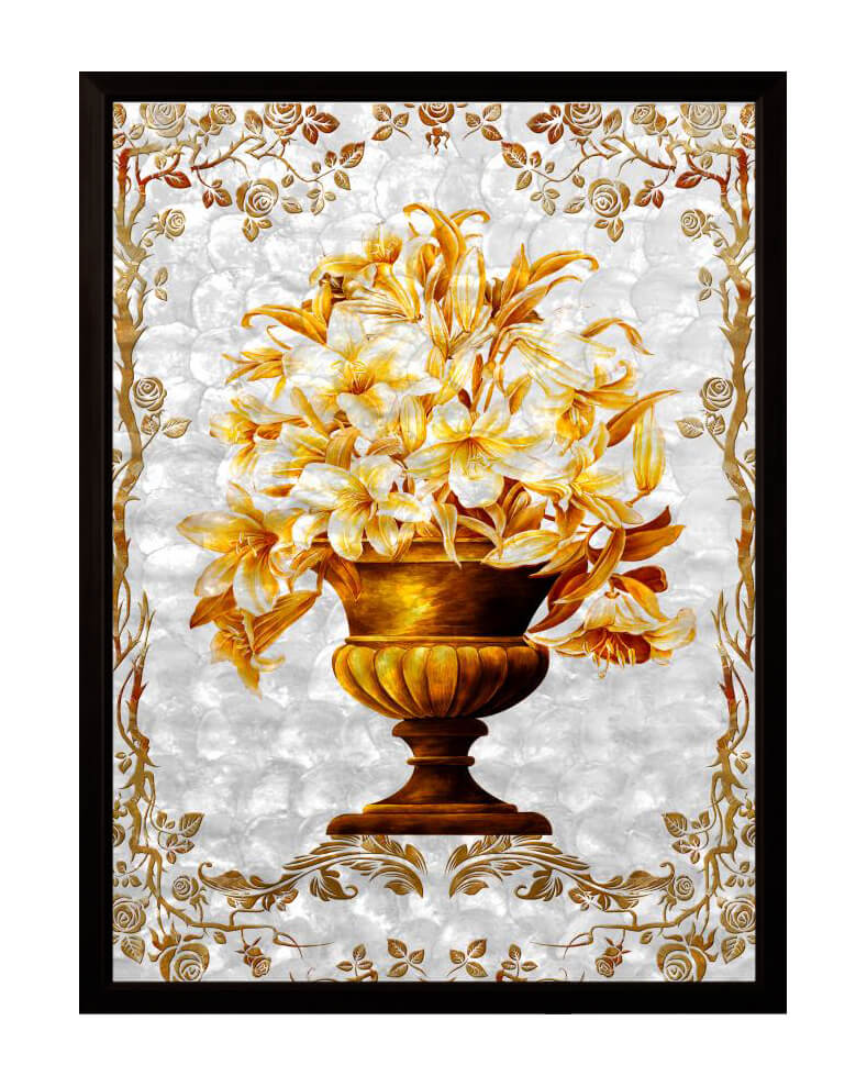 七彩贝壳装饰画