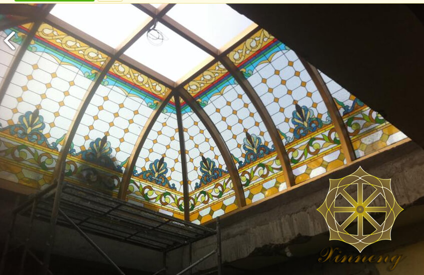 彩色玻璃穹顶