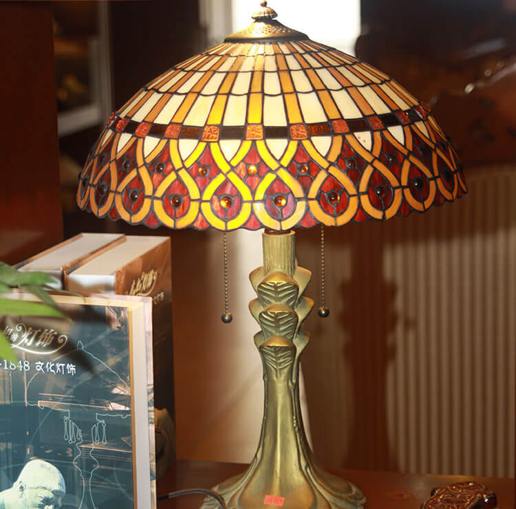 欧式仿古铜质台灯