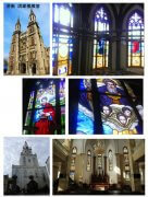 济南洪家楼教堂玻璃