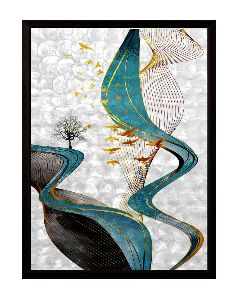 七彩贝壳装饰画