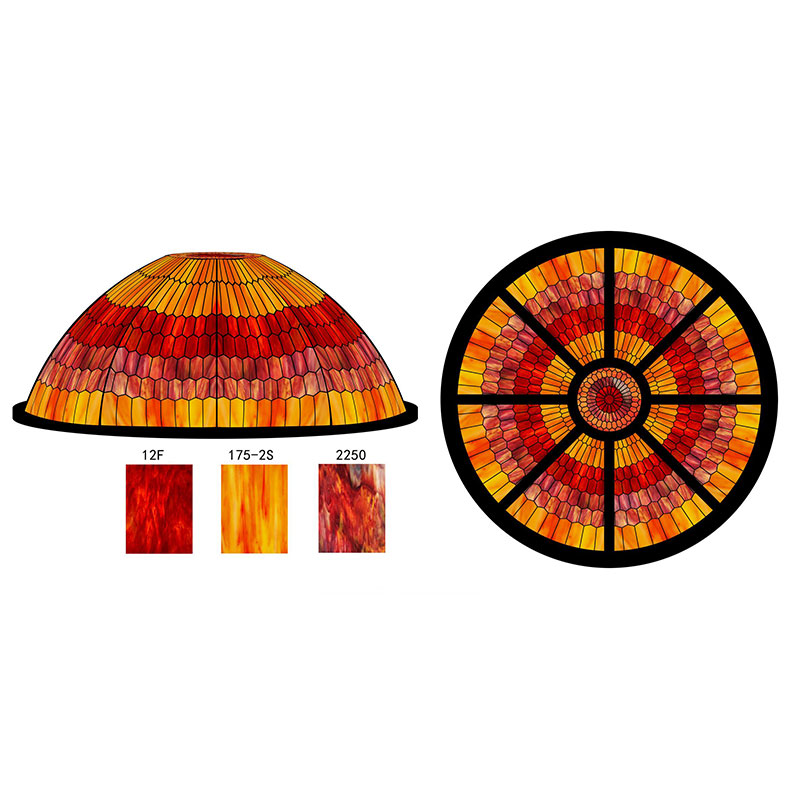 教堂彩绘玻璃穹顶