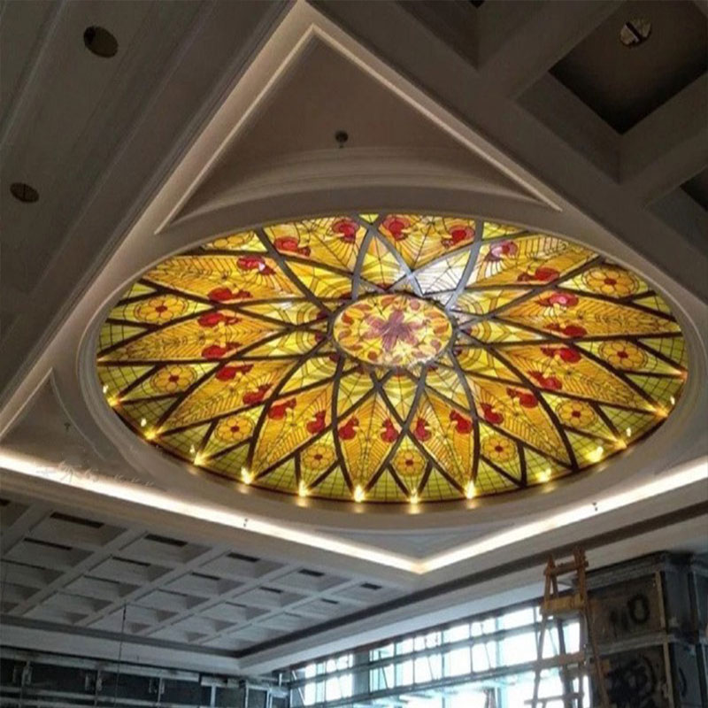 彩绘玻璃穹顶厂家